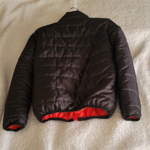 Han Ming Xuan Puff Jacket Gray and Red - Picture 2 of 4
